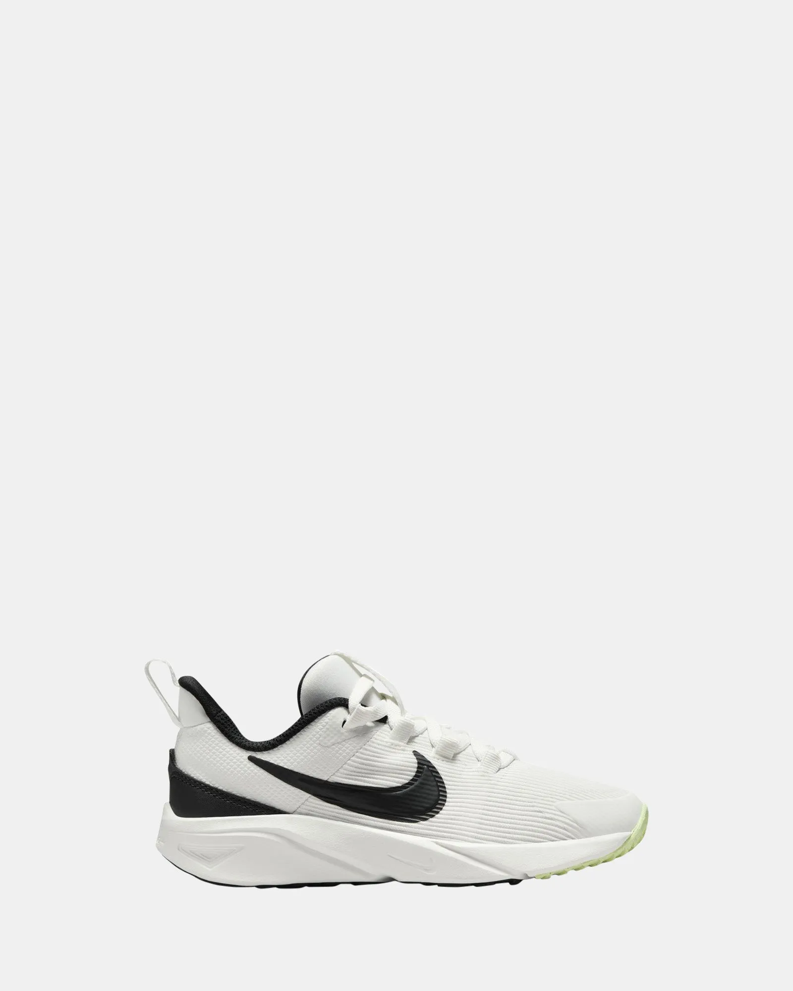 Nike Kinder-Schuhe Star Runner 4 NN Vorschule Summit Weiß/Schwarz/Barely Volt