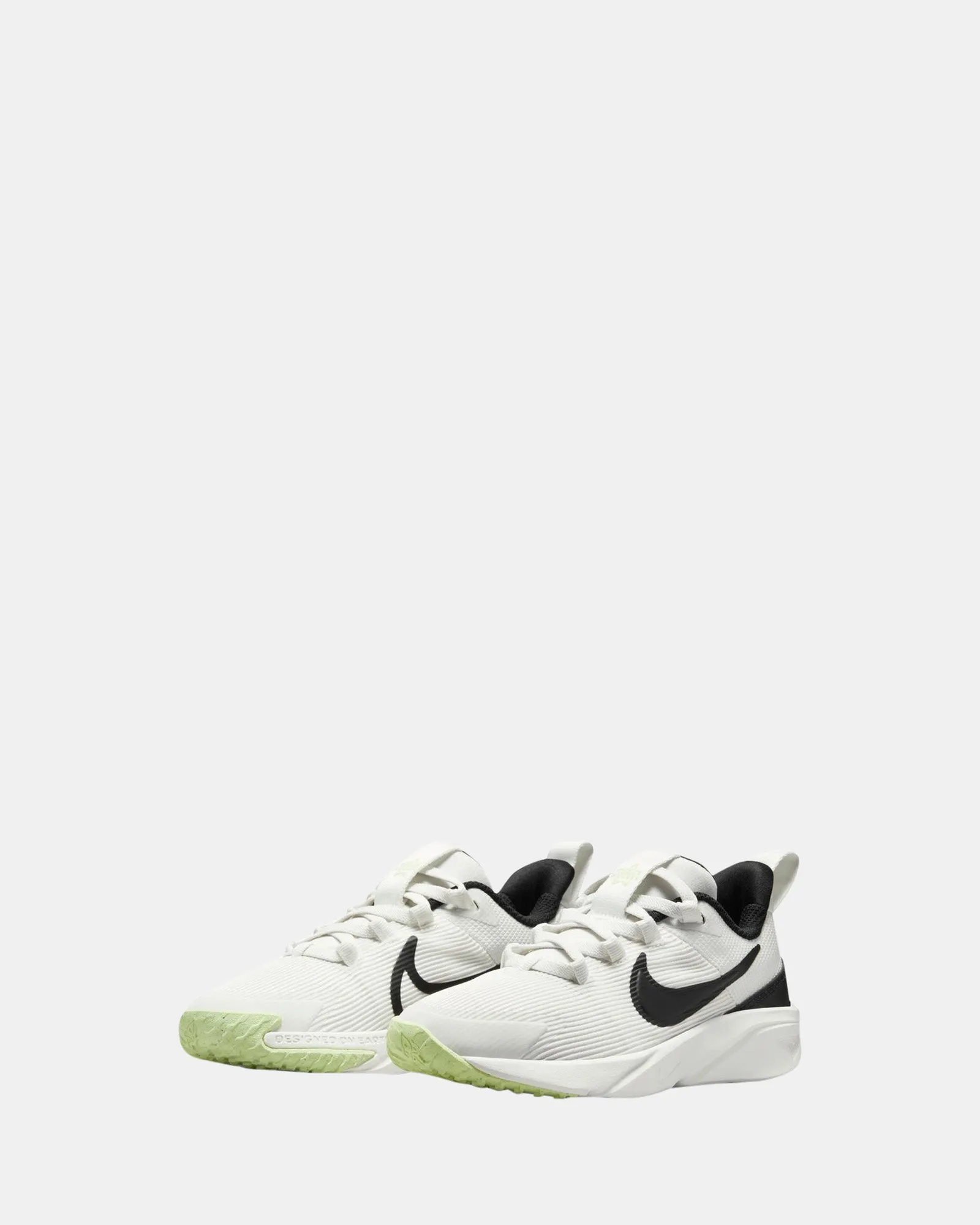 Nike Kinder-Schuhe Star Runner 4 NN Vorschule Summit Weiß/Schwarz/Barely Volt