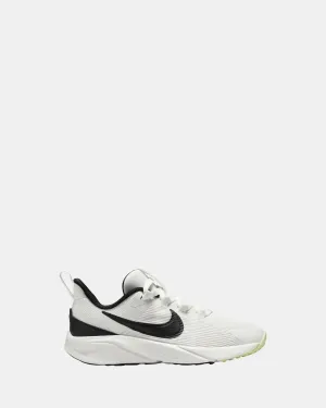 Nike Kinder-Schuhe Star Runner 4 NN Vorschule Summit Weiß/Schwarz/Barely Volt