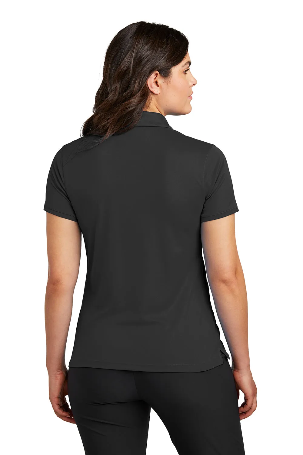 Nike Damen Victory Dri-Fit Feuchtigkeitstransportierendes Polo-Shirt mit kurzen Ärmeln - Schwarz