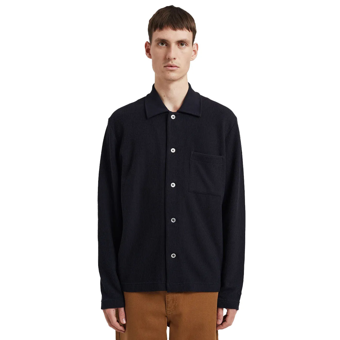 Norse Projects Jorn Doppelseitiges Overshirt Dunkelblau