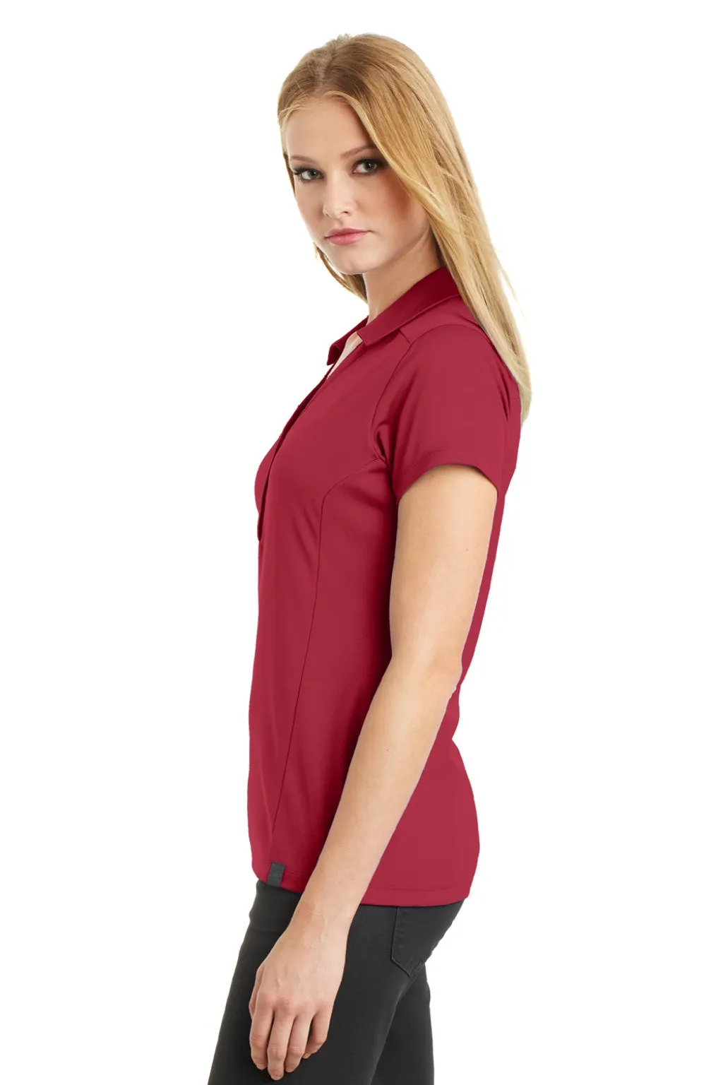 Ogio Damen Framework Feuchtigkeitstransportierendes Polo-Shirt mit kurzen Ärmeln - Signalrot