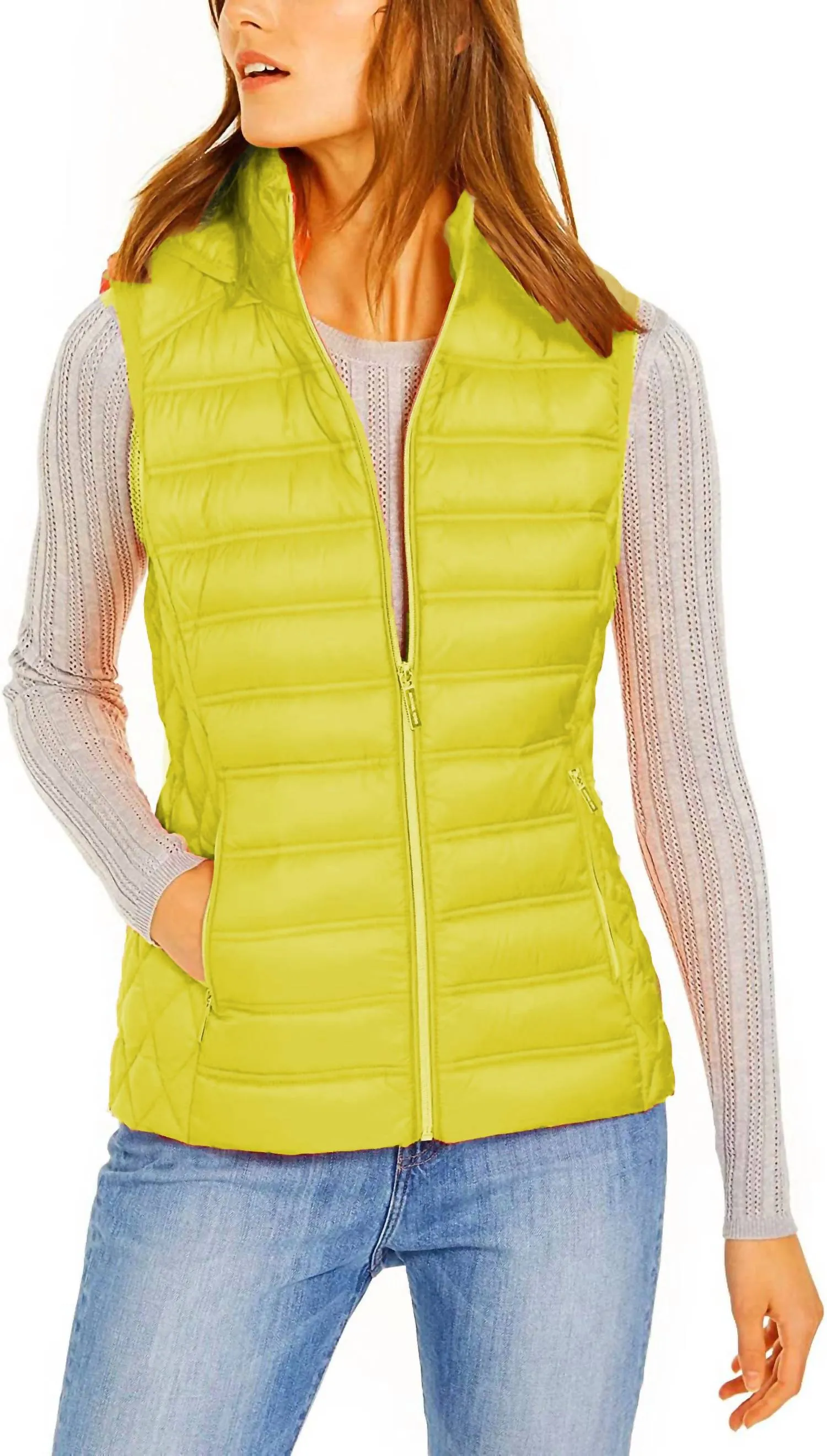 Outerwear Daunen-Pufferweste Limeade in Leuchtendem Gelb