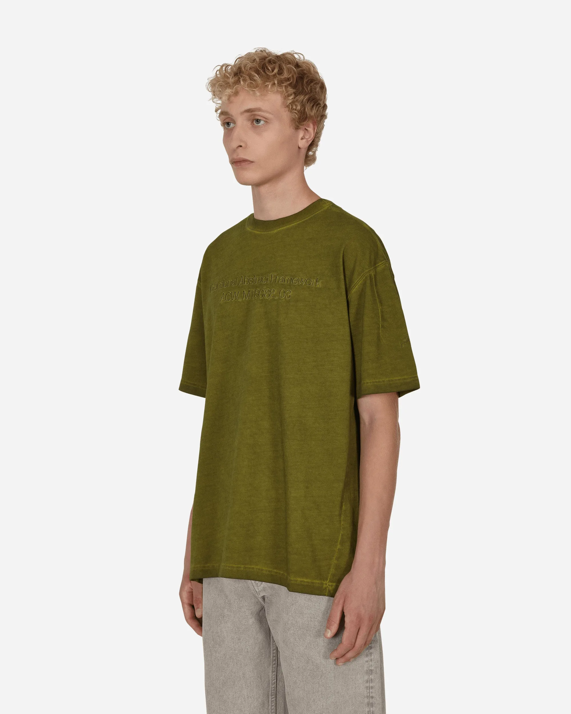 Overdye T-Shirt Grün