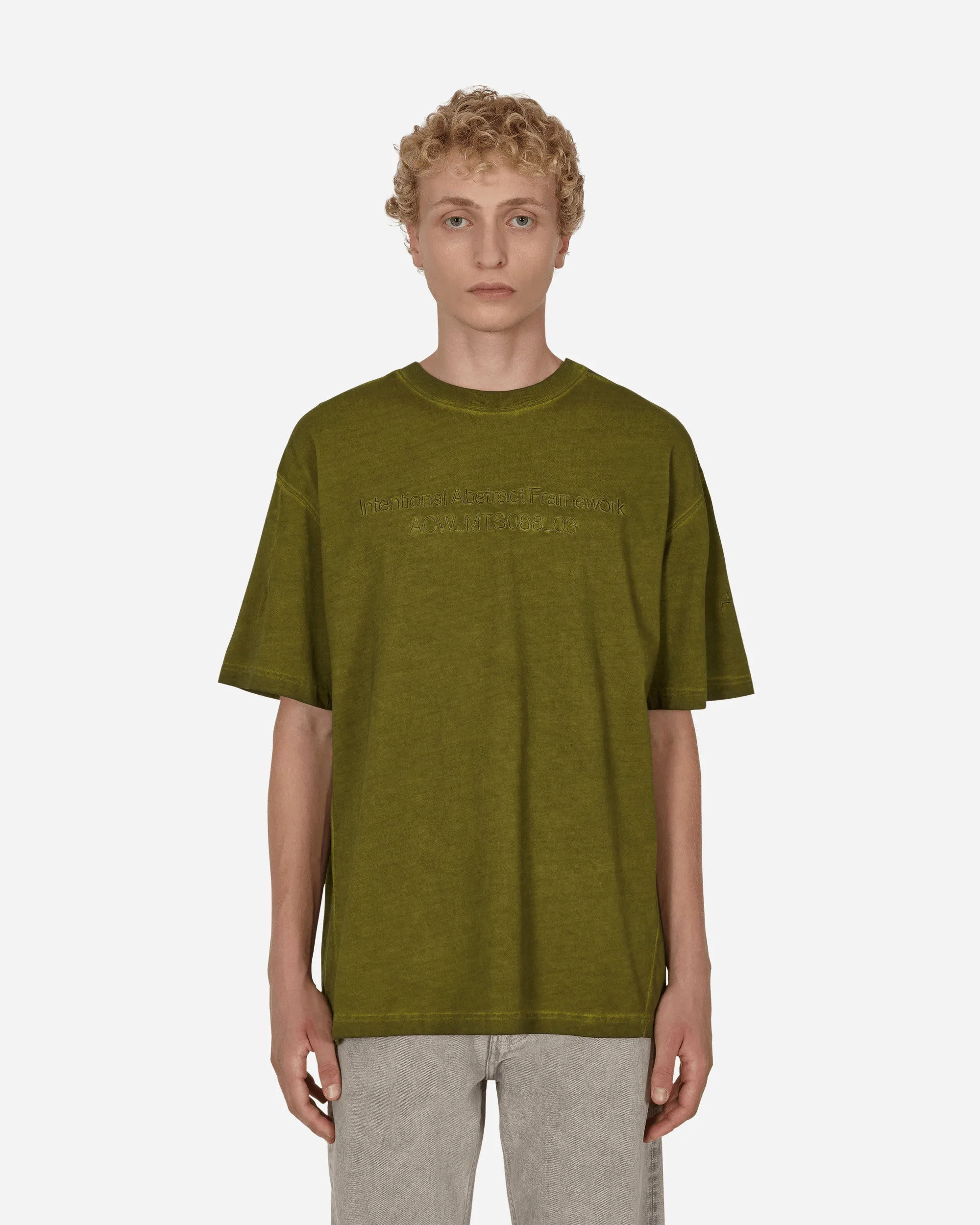 Overdye T-Shirt Grün