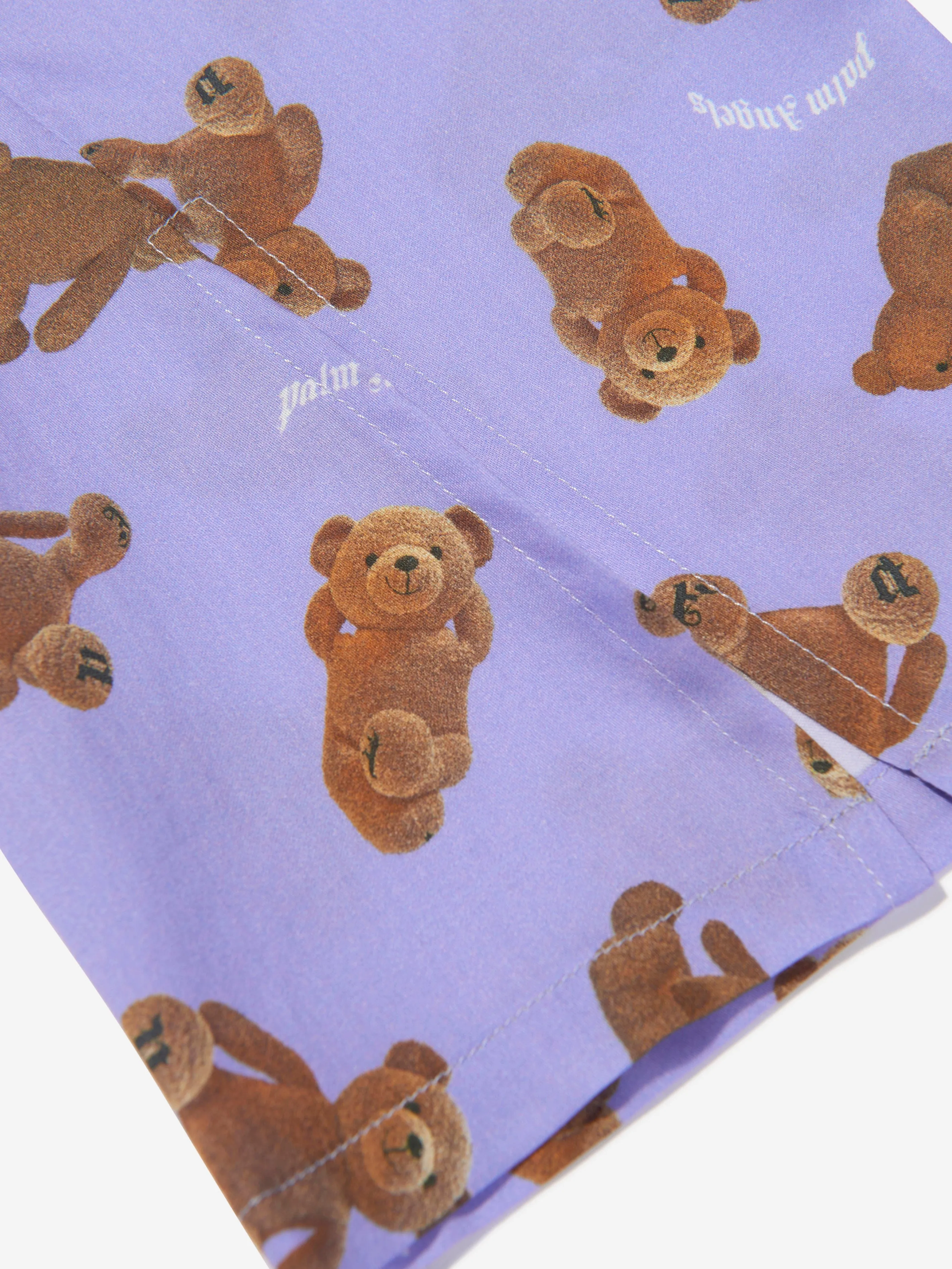 Palm Angels Girls AOP PA Bears Hose in Lila