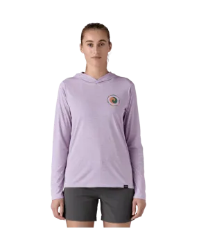 Patagonia Cap Cool Daily Graphic Kapuzen-Langarmshirt-Unity Fitz: Fingerhut Lila