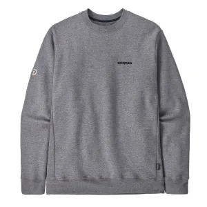 Patagonia Fitz Roy Icon Uprisal Crew Sweatshirt Kiesfarben Heather