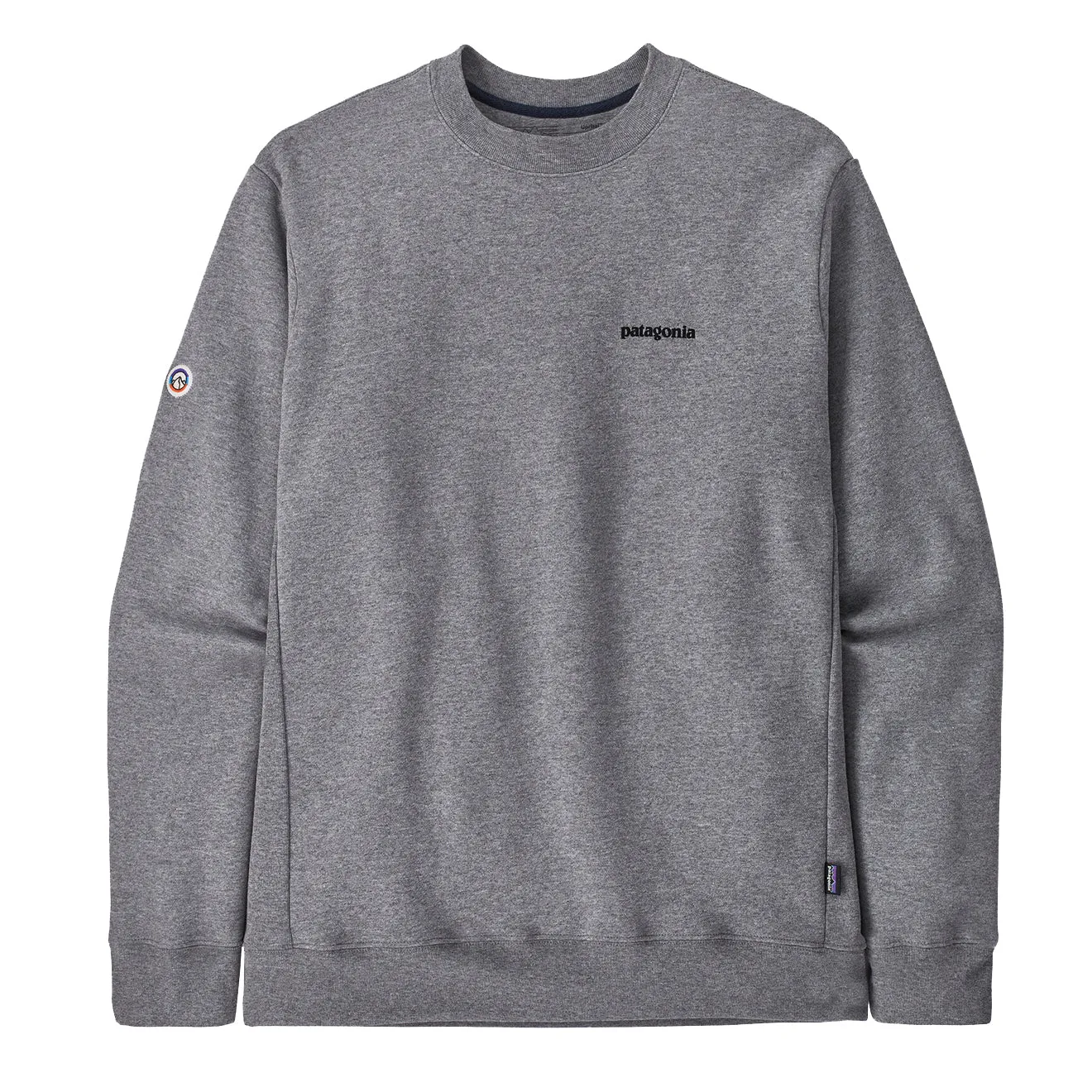 Patagonia Fitz Roy Icon Uprisal Crew Sweatshirt Kiesfarben Heather