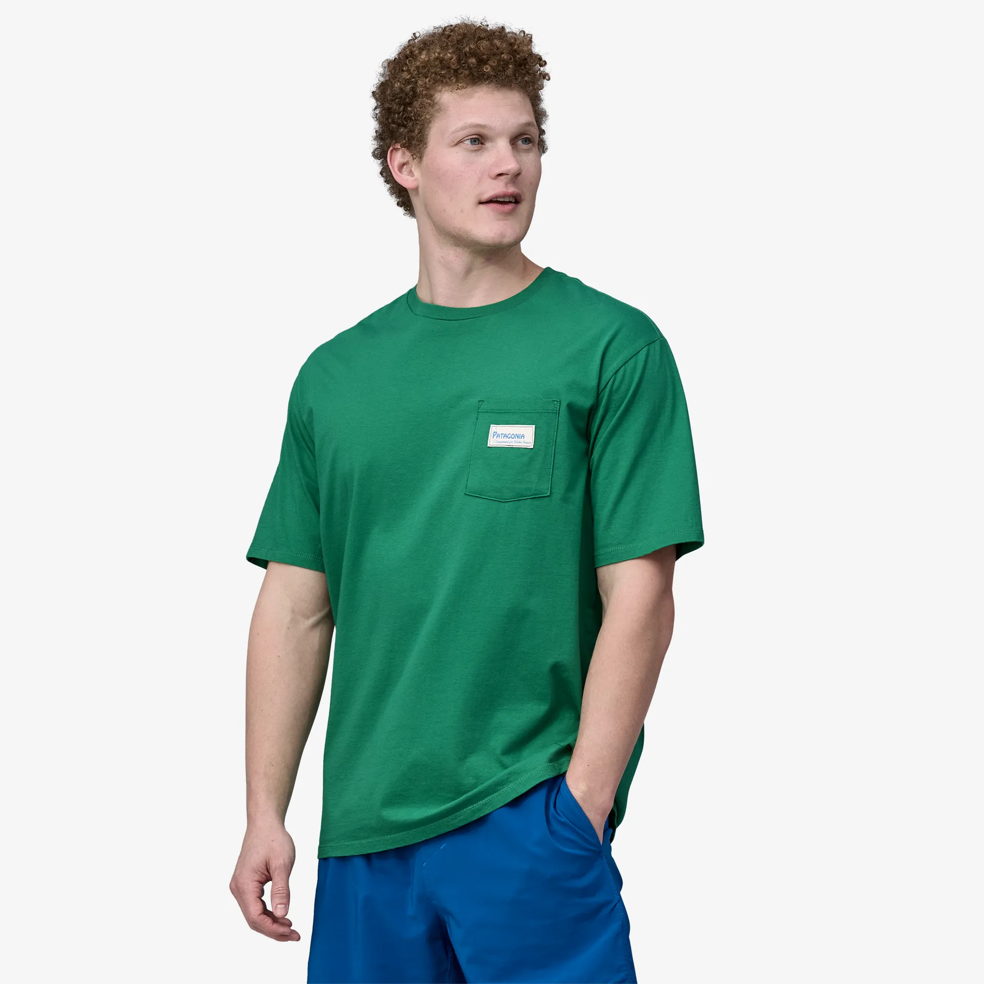Patagonia Herren T-Shirts Men's Water People Organic Pocket T-Shirt
