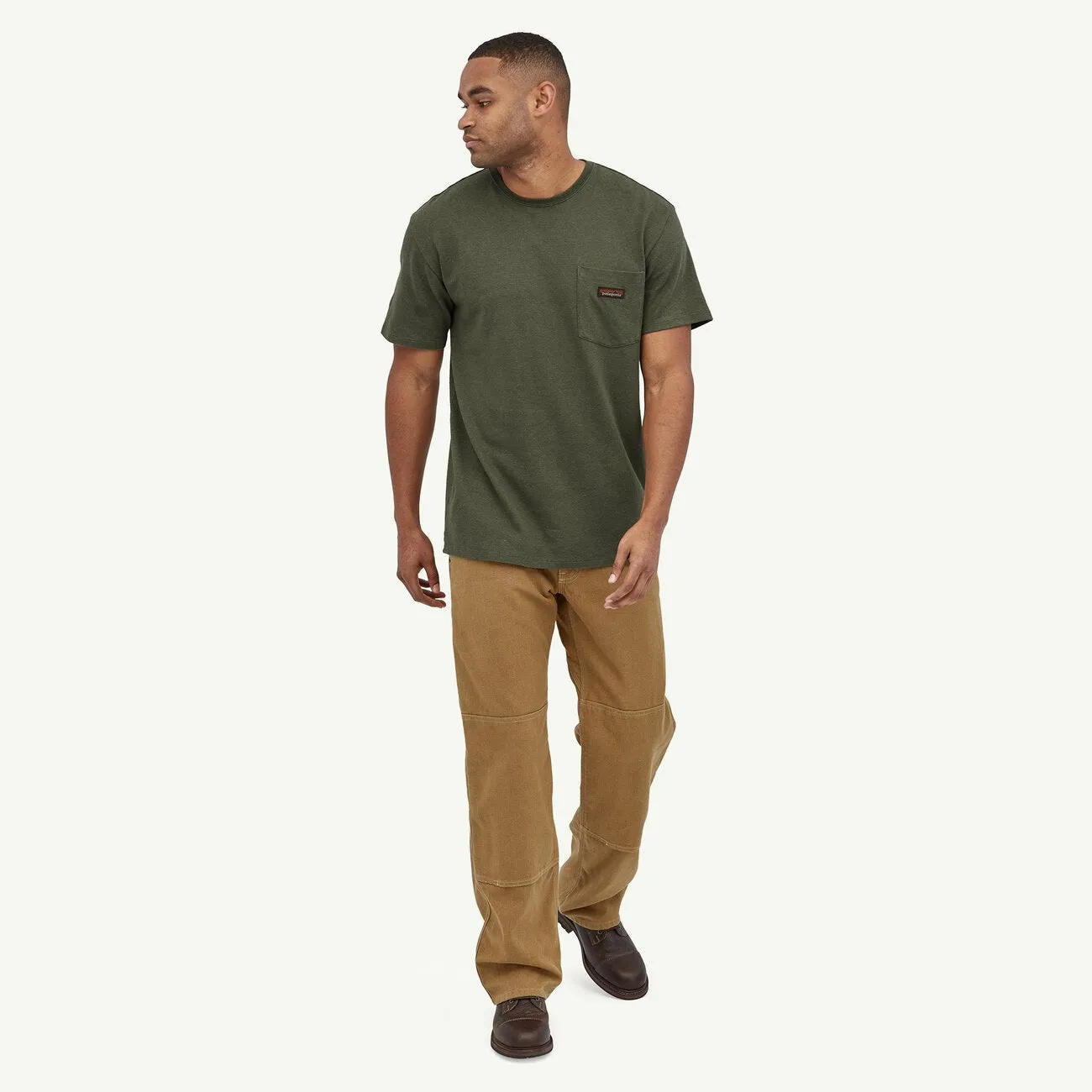 Patagonia Herren T-Shirts Arbeits-T-Shirt mit Tasche für Männer
