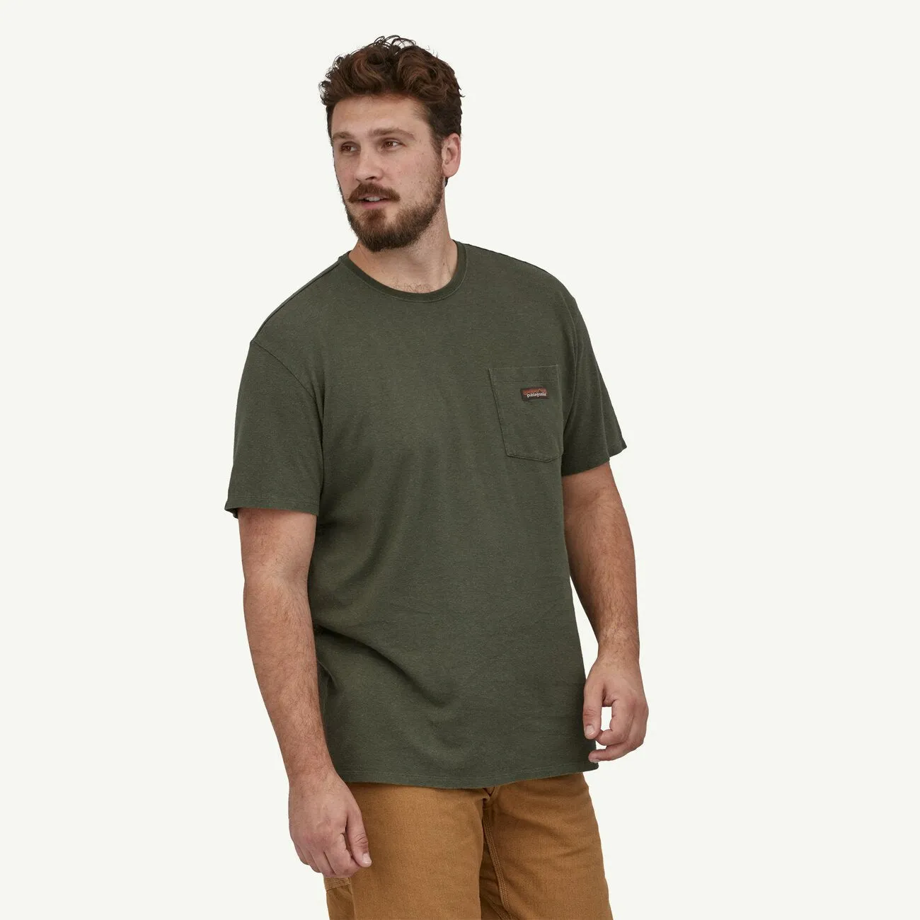 Patagonia Herren T-Shirts Arbeits-T-Shirt mit Tasche für Männer
