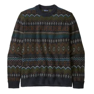 Patagonia Recycelter Wollmischpullover Helmsman / Smolder Blau