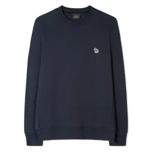 Paul Smith Baumwoll-Sweatshirt mit Zebra-Logo in Dunkelblau