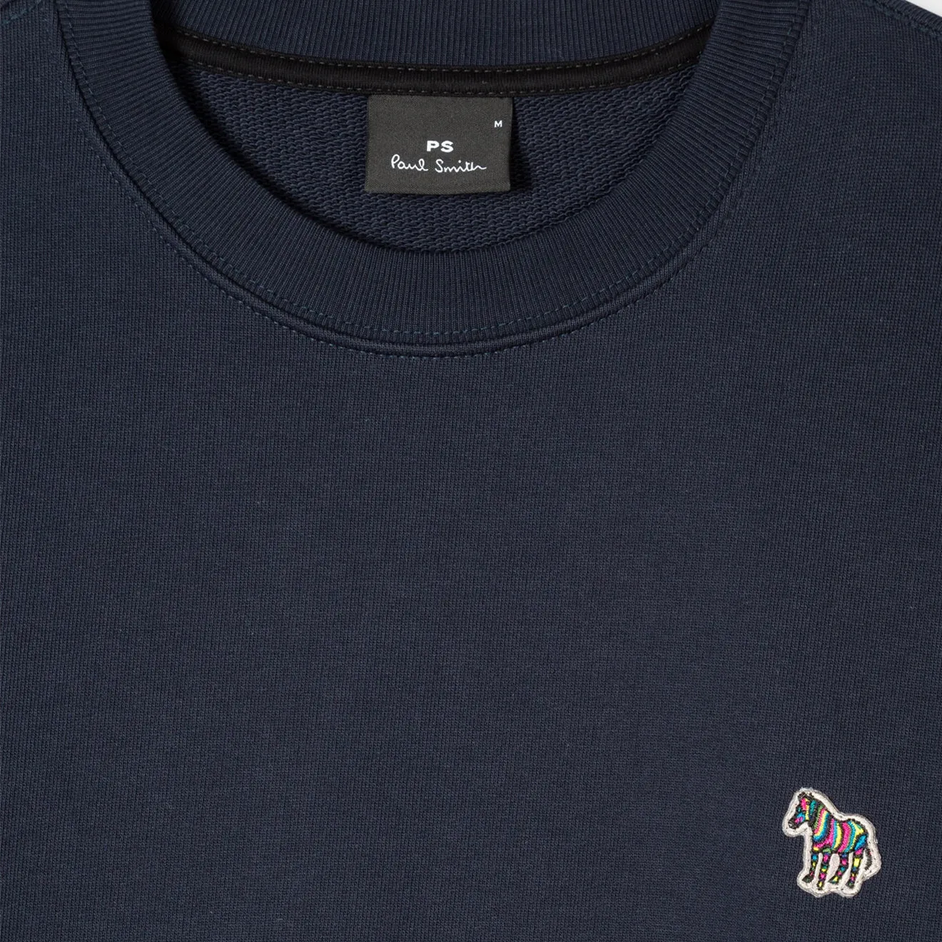 Paul Smith Baumwoll-Sweatshirt mit Zebra-Logo in Dunkelblau