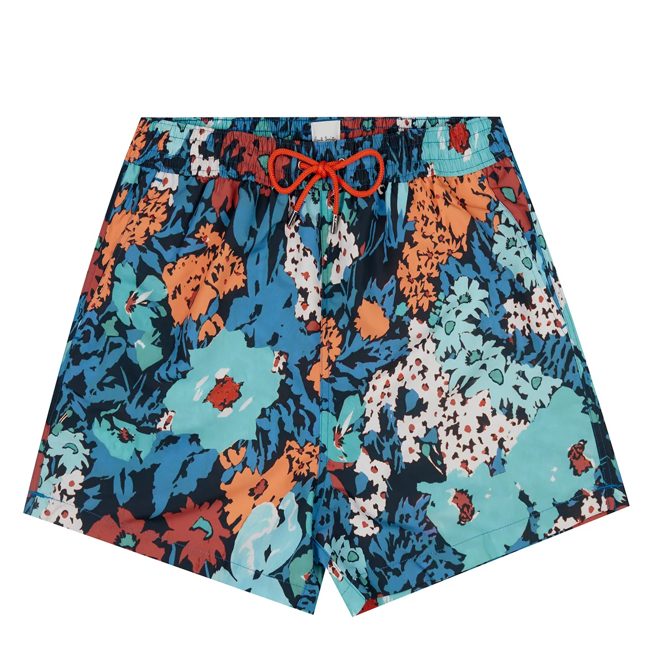 Paul Smith Badeshorts Tropische Blumen Türkis