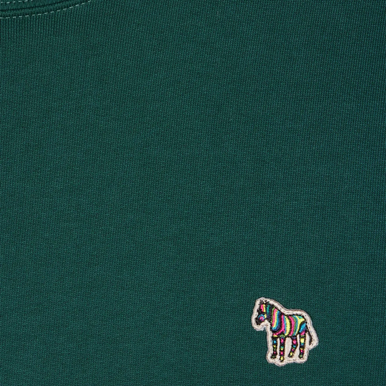 Paul Smith Zebra Logo Bio-Baumwolle Sweatshirt Dunkelgrün