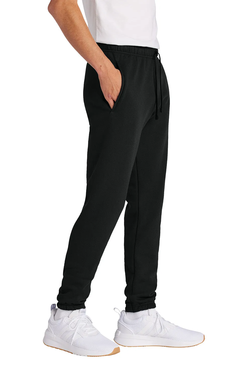 Port & Company Herren Core Fleece Sweathose mit Taschen - Tiefschwarz