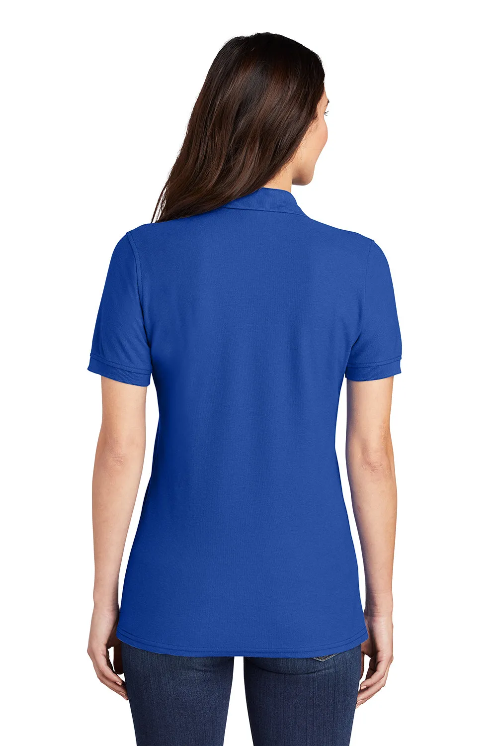 Port & Company Damen Core Fleckenresistentes Kurzarm-Polohemd - Königsblau