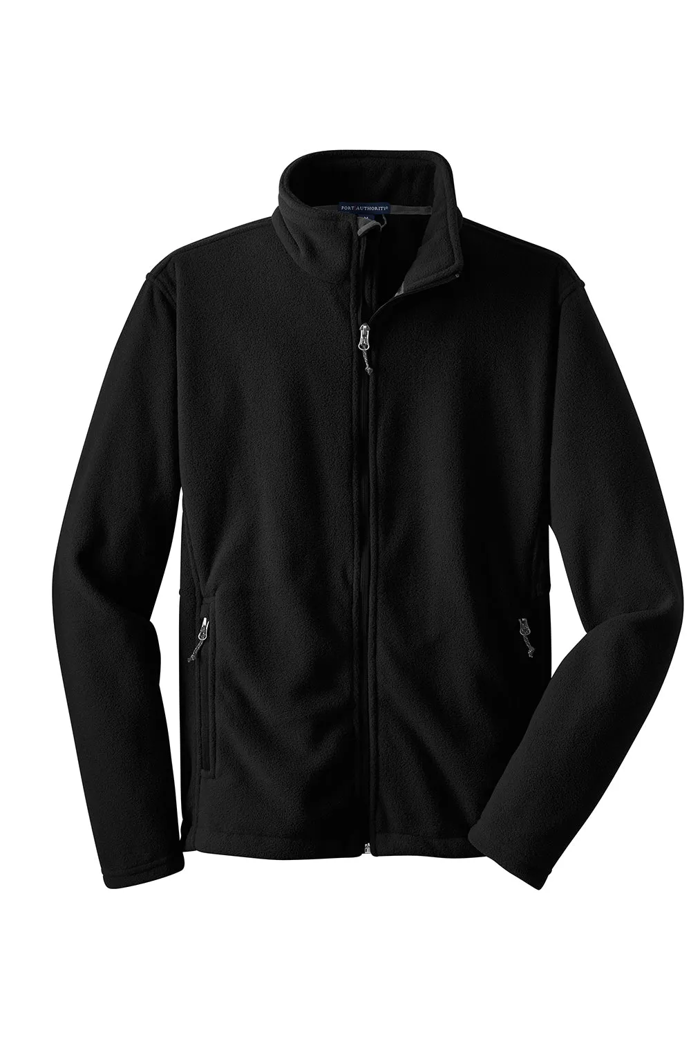 Port Authority Herren Fleecejacke mit Vollreißverschluss - Schwarz