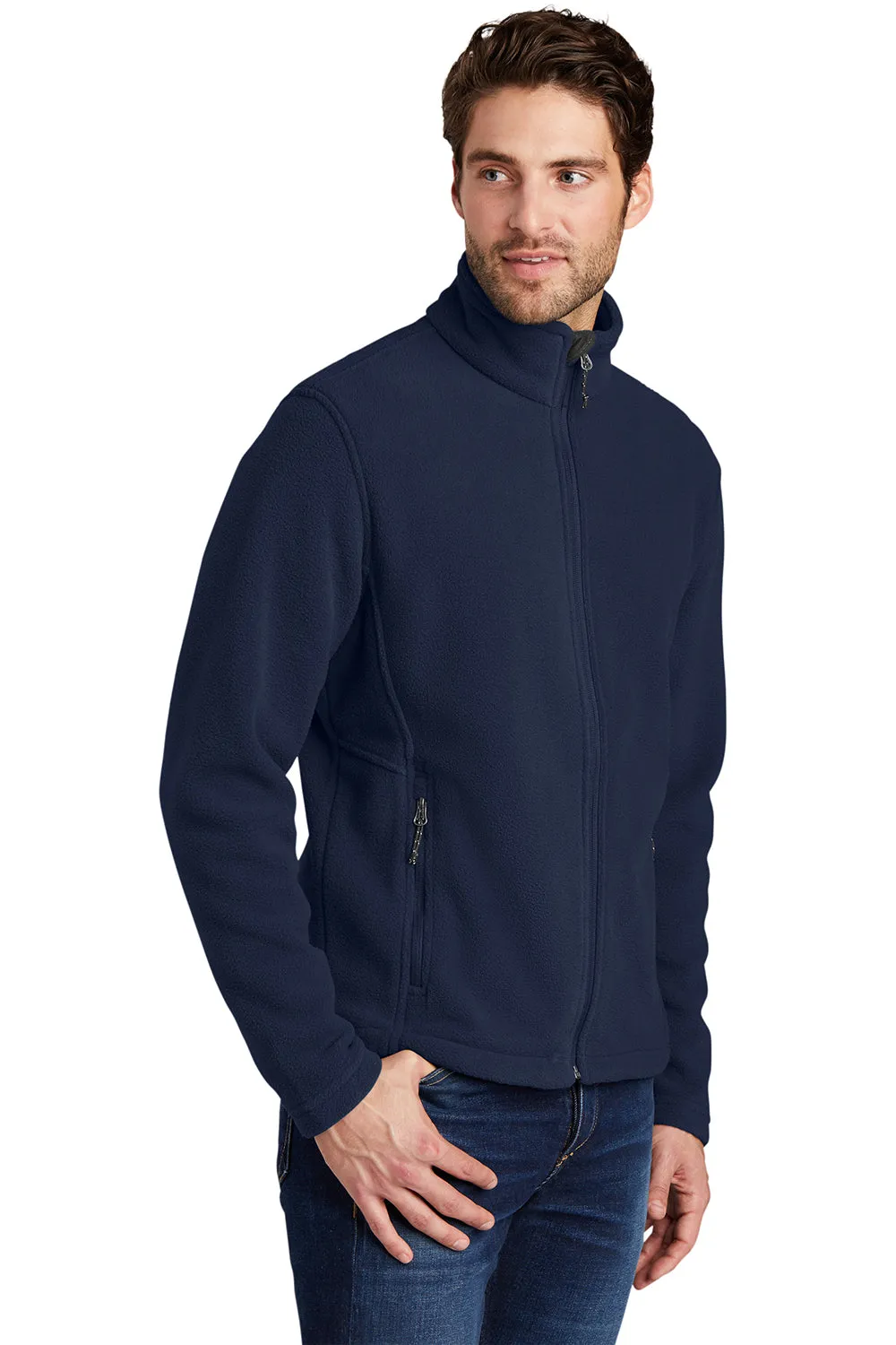 Port Authority Herren Fleecejacke mit vollem Reißverschluss - Echt Marineblau