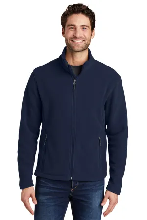 Port Authority Herren Fleecejacke mit vollem Reißverschluss - Echt Marineblau
