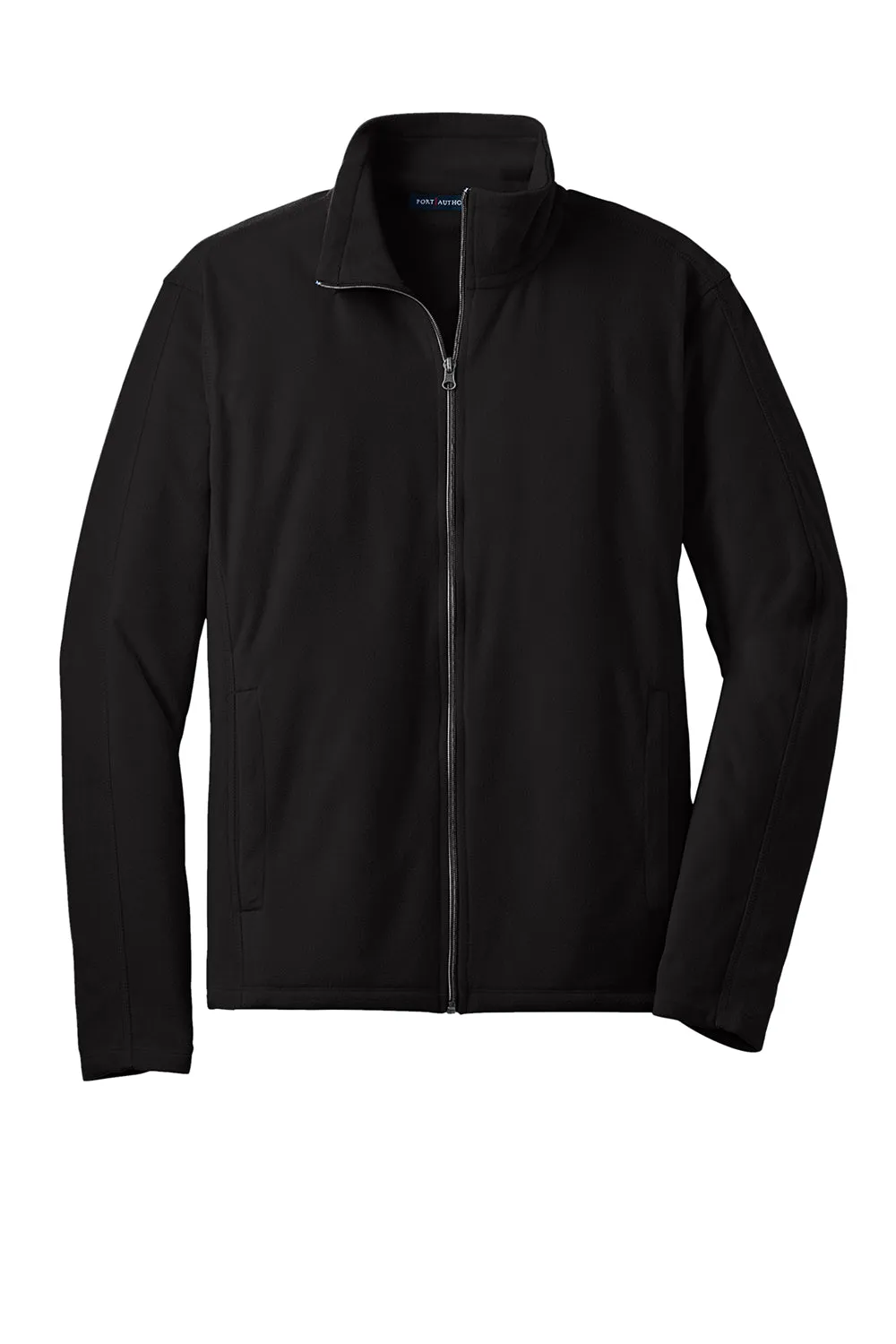 Port Authority Herren Microfleece pillingresistente Full-Zip Jacke - Schwarz