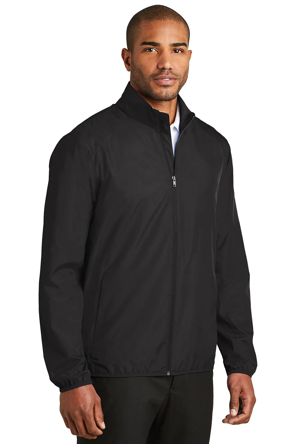 Port Authority Herren Zephyr Wind- & Wasserabweisende Reißverschlussjacke - Schwarz