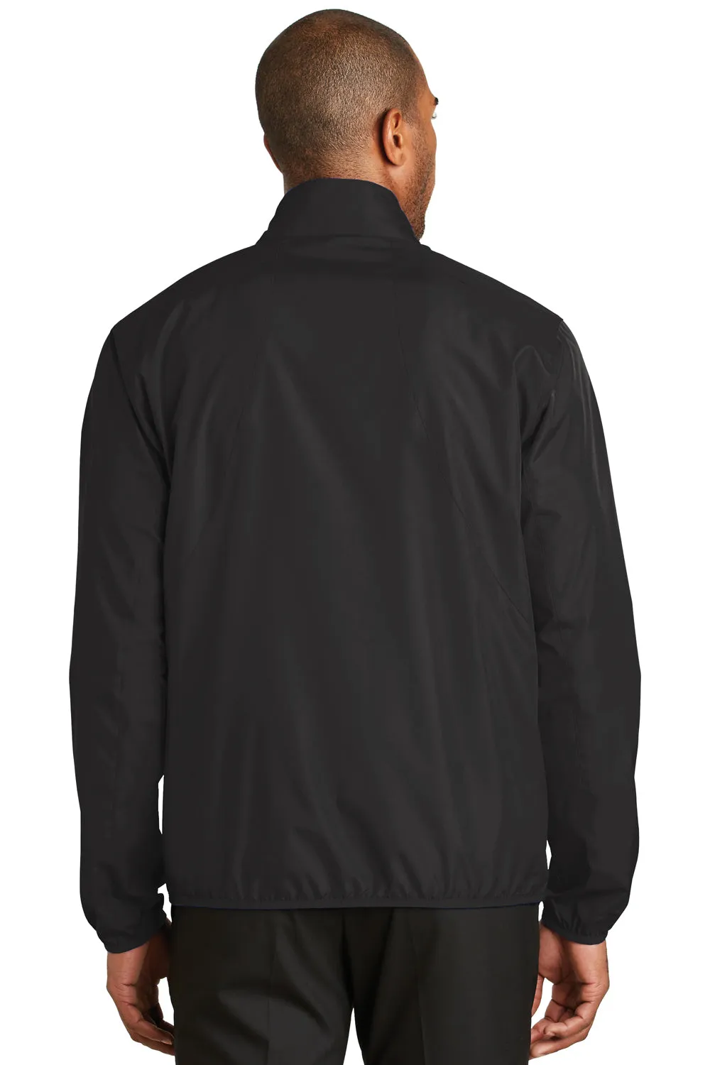 Port Authority Herren Zephyr Wind- & Wasserabweisende Reißverschlussjacke - Schwarz