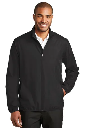 Port Authority Herren Zephyr Wind- & Wasserabweisende Reißverschlussjacke - Schwarz