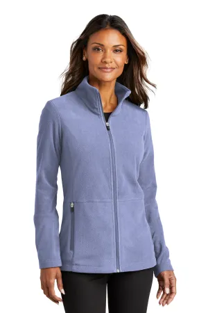 Port Authority Damen Accord Pill Resistente Mikrofleece-Jacke mit vollem Reißverschluss - Himmelblau