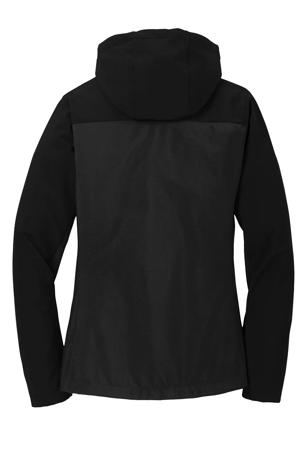 Port Authority Damen Core Wind- & Wasserabweisende Kapuzenjacke mit Reißverschluss - Schwarz