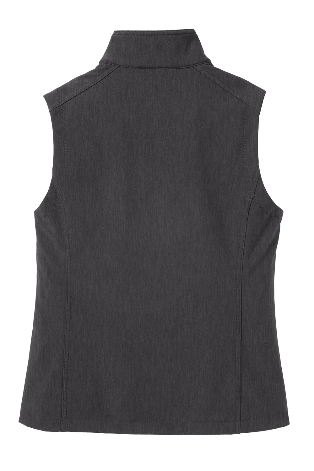 Port Authority Damen Core Wind- & wasserabweisende Weste mit Reißverschluss - Heather Charcoal Schwarz