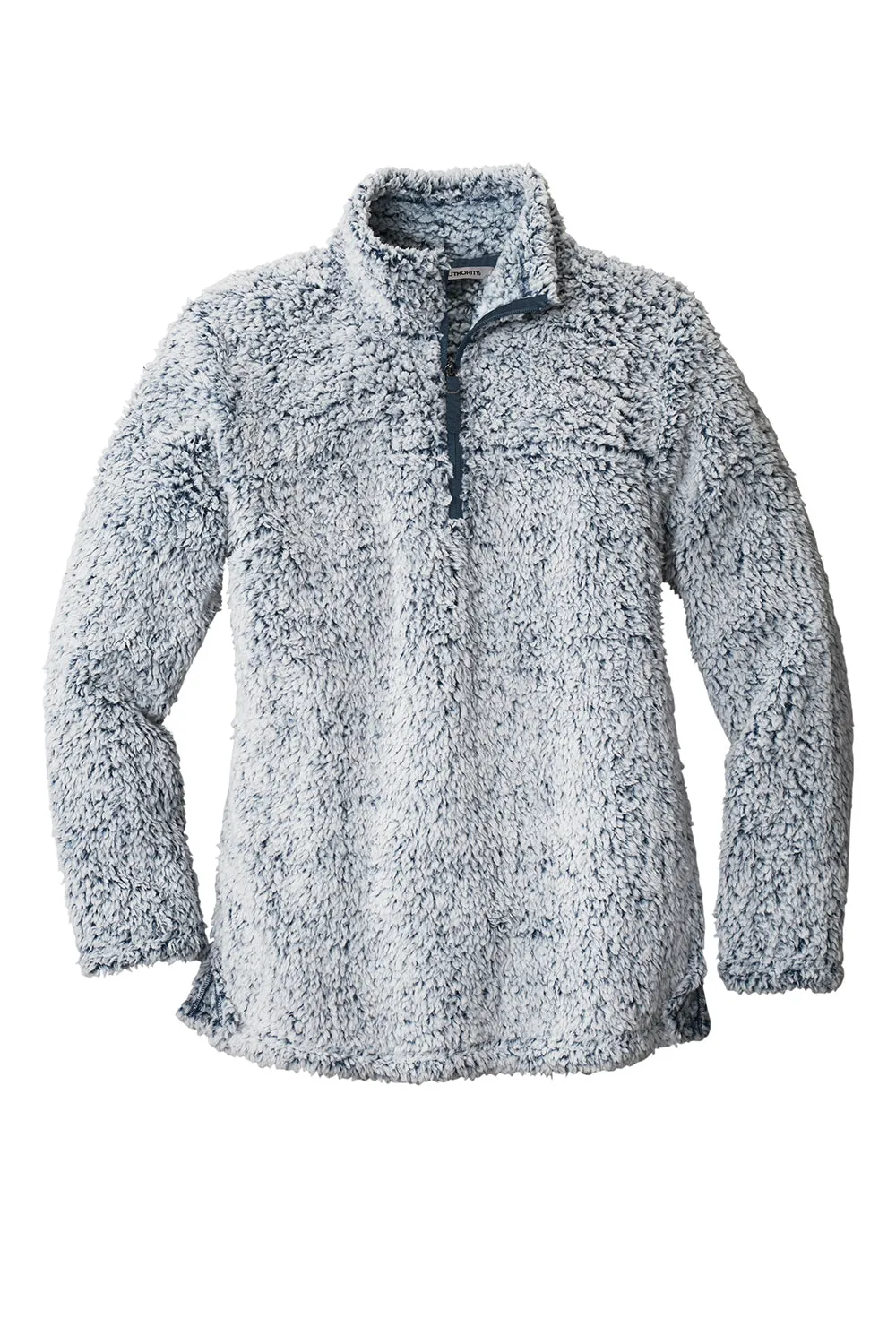 Port Authority Damen Kuscheliges Sherpa-Fleece 1/4-Zip Jacke - Heather Navyblau