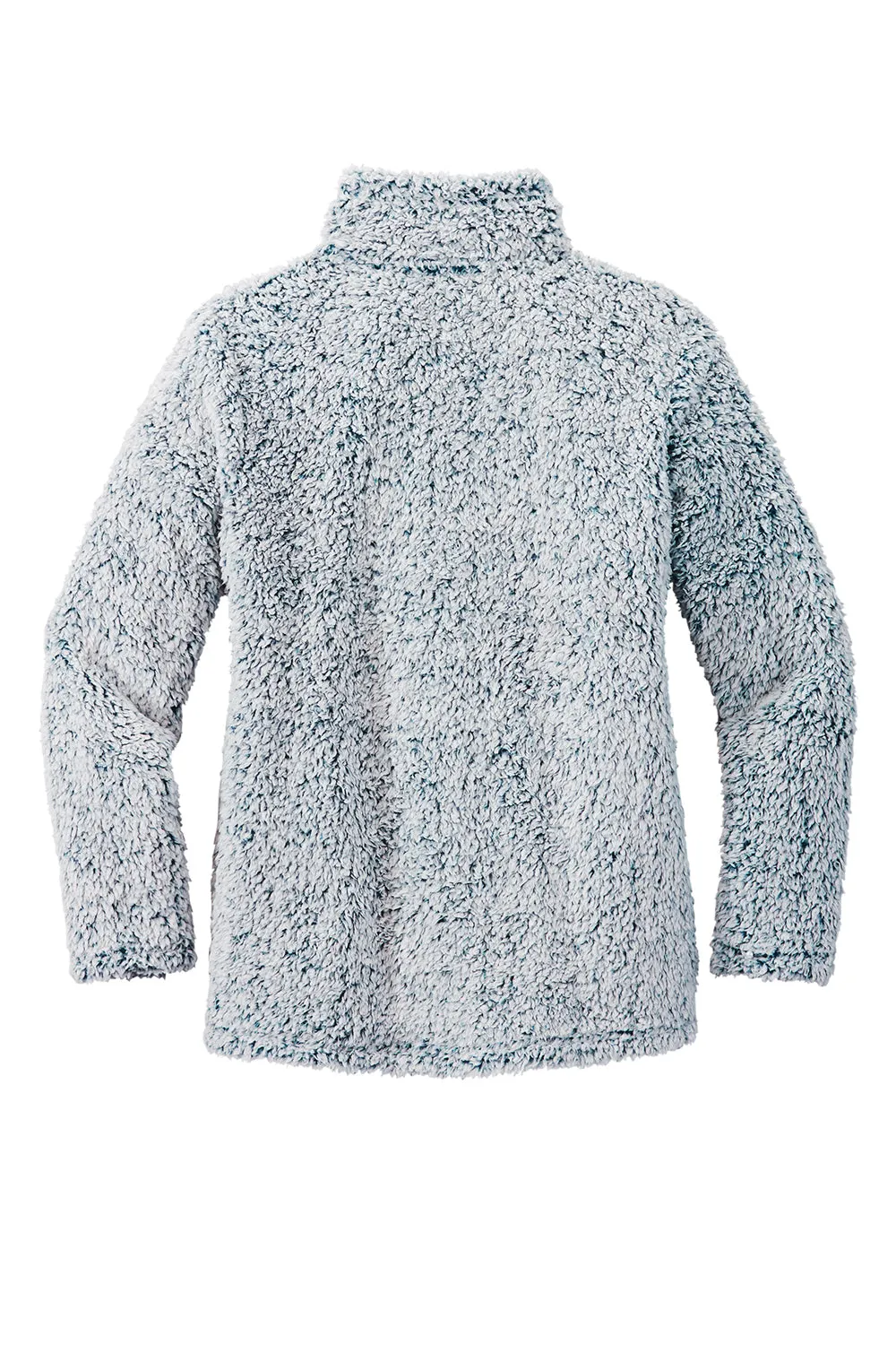 Port Authority Damen Kuscheliges Sherpa-Fleece 1/4-Zip Jacke - Heather Navyblau