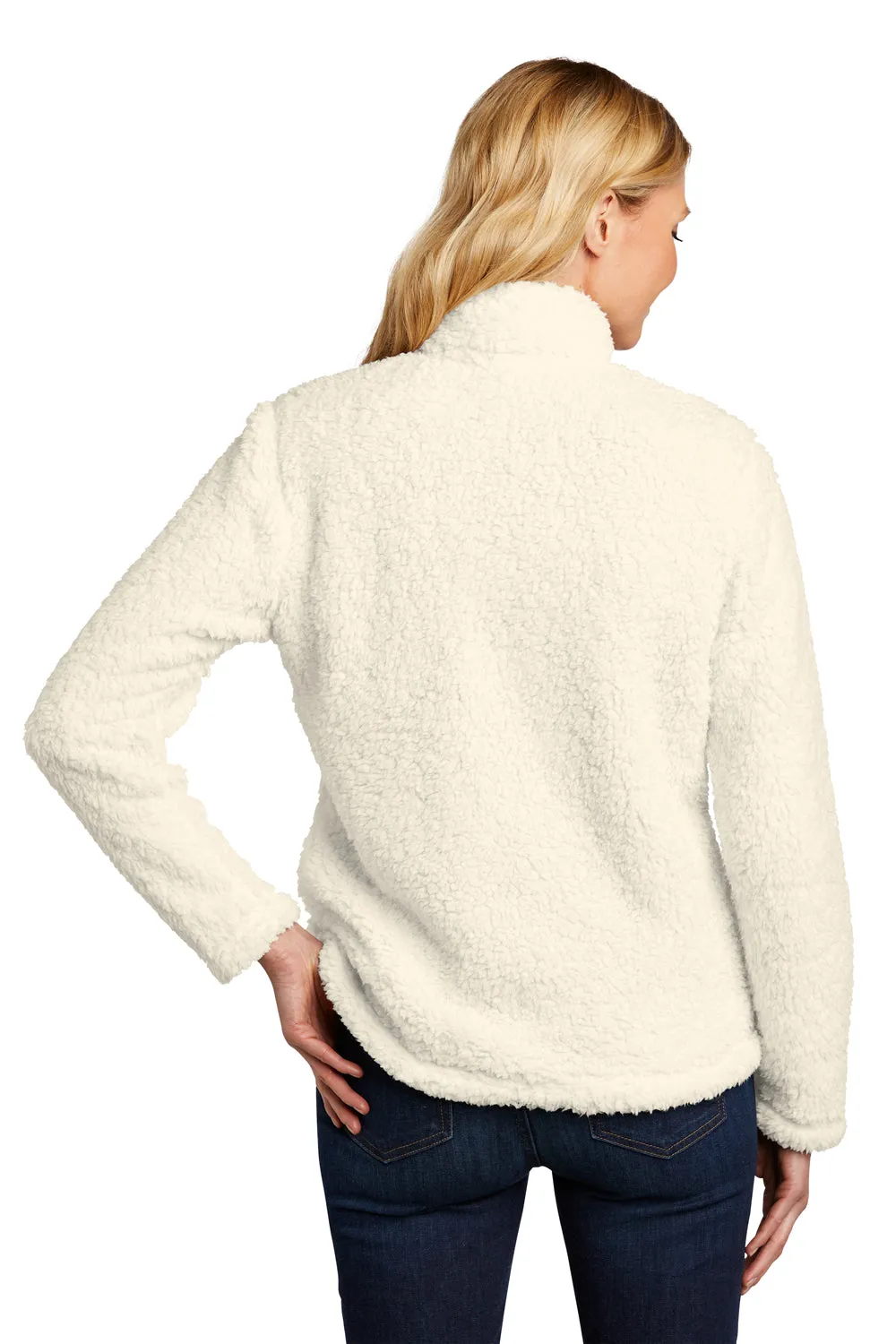 Port Authority Damen Sherpa-Fleece-Jacke mit vollem Reißverschluss - Marshmallow - Ausverkauf