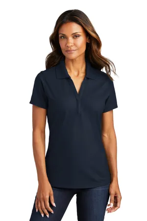 Port Authority Damen EZPerformance Feuchtigkeitstransportierendes Kurzarm-Polohemd - Marineblau