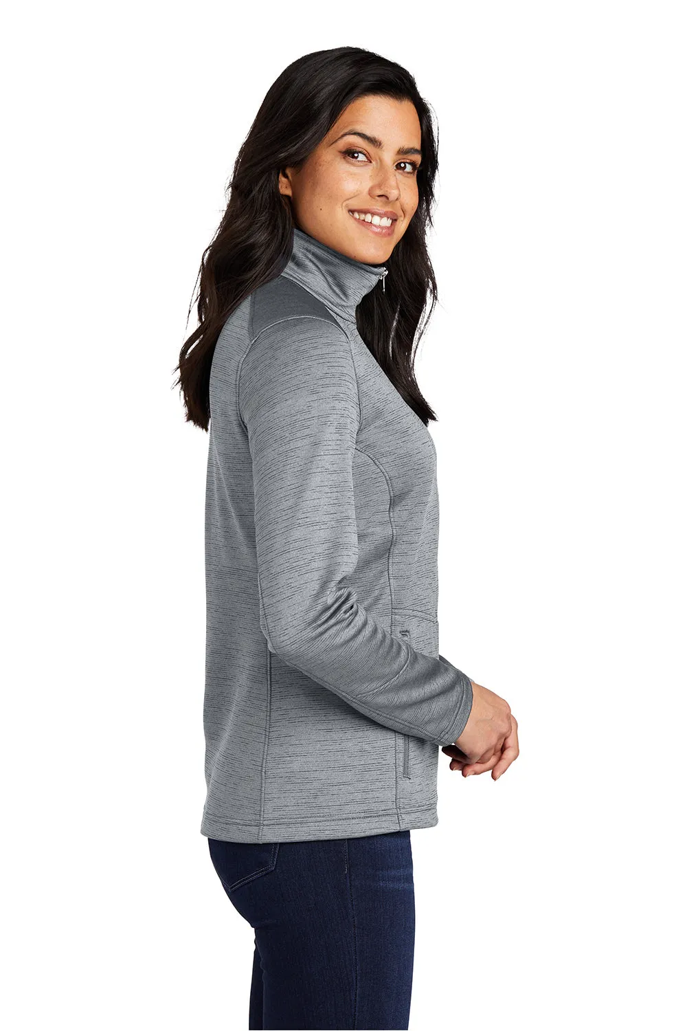 Port Authority Damen Fleecejacke mit vollem Reißverschluss - Grau