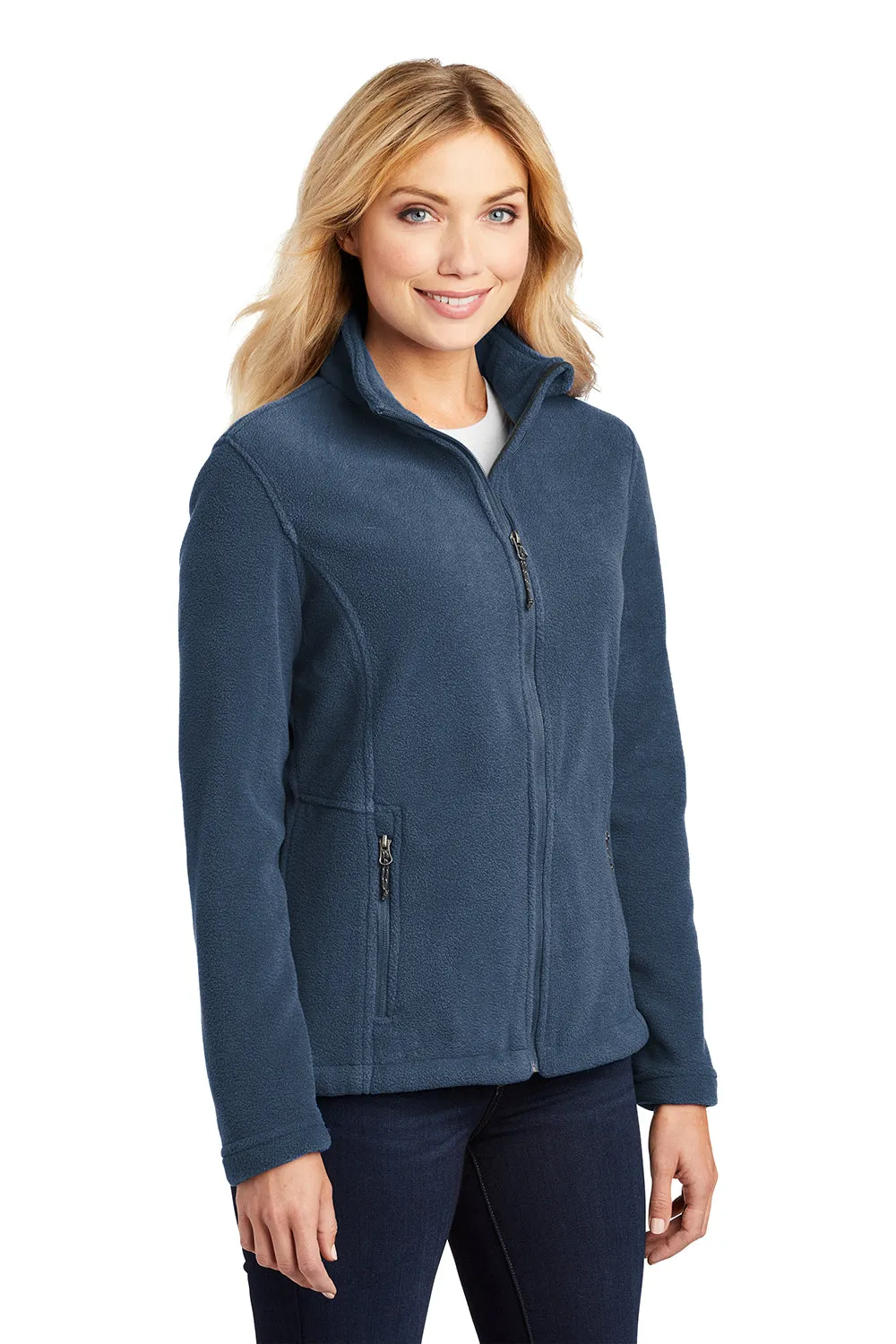 Port Authority Damen Fleecejacke mit vollem Reißverschluss - Abzeichenblau