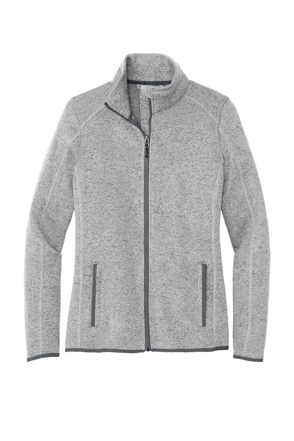 Port Authority Damen Fleecejacke mit vollem Reißverschluss - Heather Grey