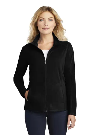 Port Authority Damen Pill Resistant Microfleece Full-Zip Jacke - Schwarz
