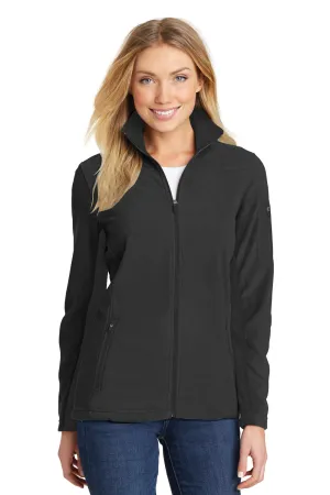 Port Authority Damen Summit Fleecejacke mit durchgehendem Reißverschluss - Schwarz