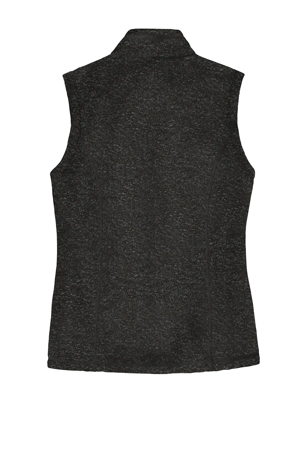 Port Authority Damenpullover Fleece Weste mit durchgehendem Reißverschluss - Heather Schwarz
