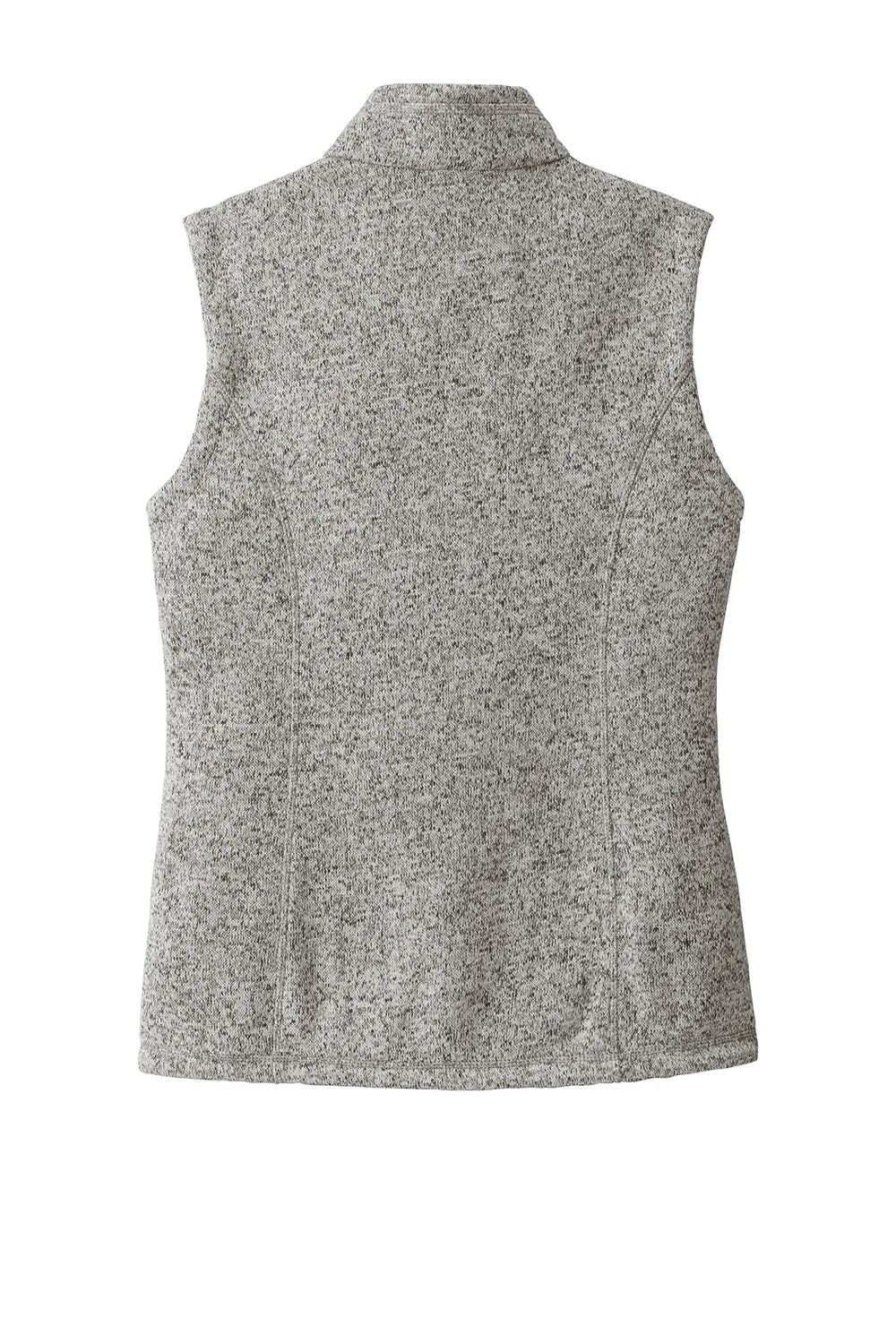 Port Authority Damen Fleece-Pullover Weste mit Vollreißverschluss - Heather Grau