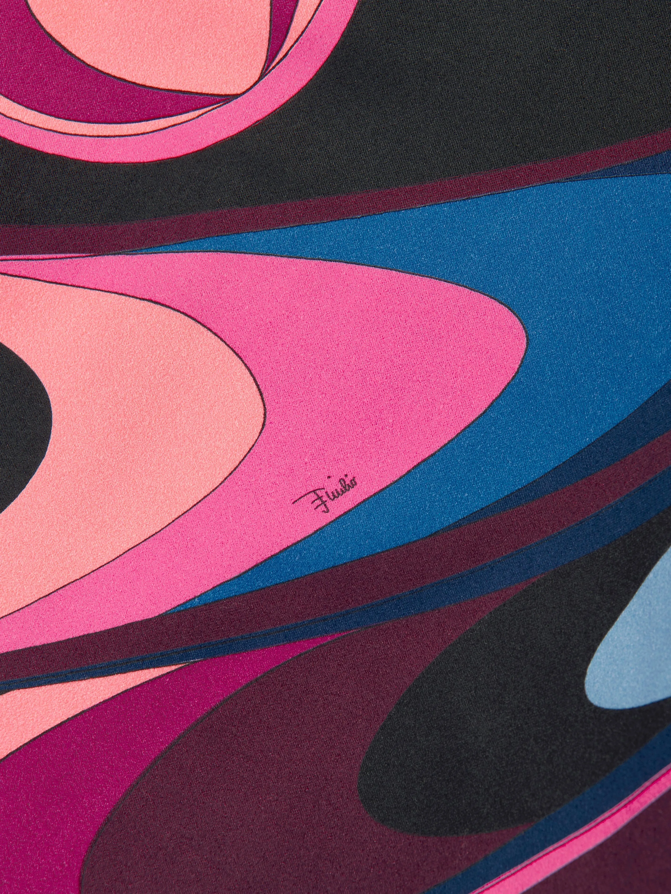Pucci Girls Onde Print Kleid in Mehrfarben