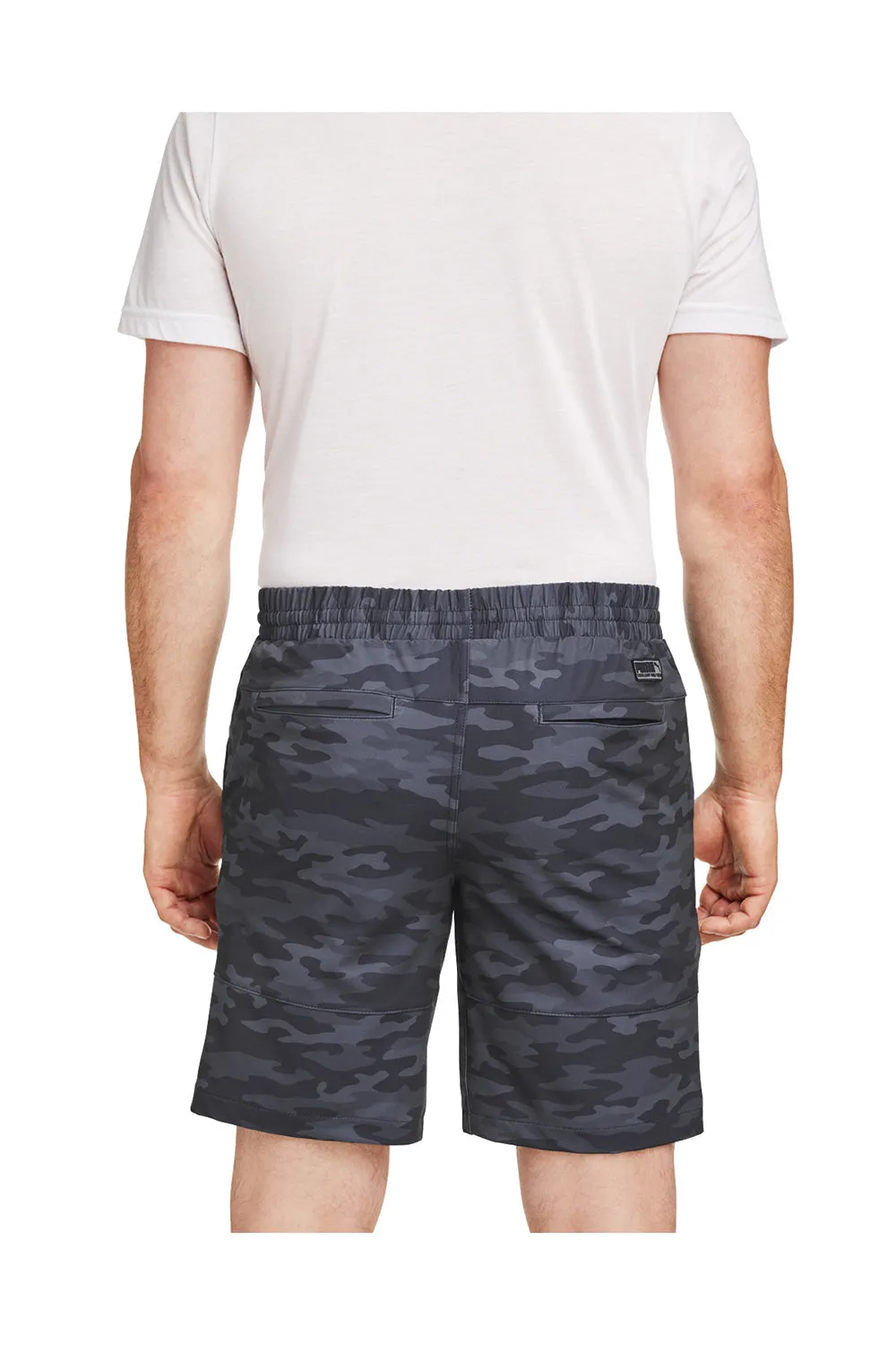 Puma Herren EGW Walker Feuchtigkeitsableitende Shorts mit Taschen - Marineblau Camo