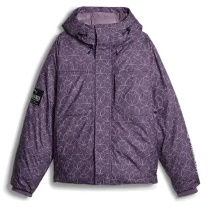 Puma Puma X Pleasures Damen Daunenjacke Lila Anthrazit