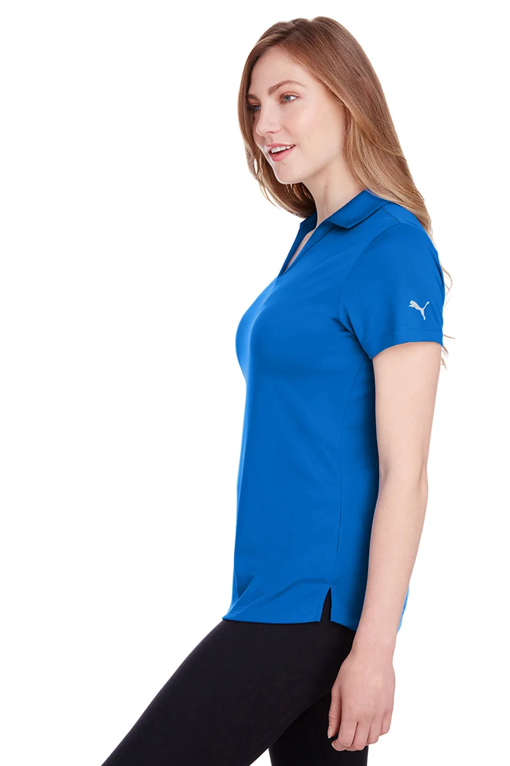 Puma Damen Icon Performance Feuchtigkeitstransportierendes Kurzarm-Polohemd - Lapisblau