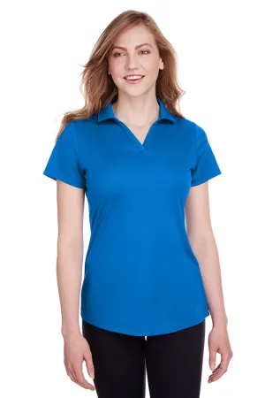 Puma Damen Icon Performance Feuchtigkeitstransportierendes Kurzarm-Polohemd - Lapisblau