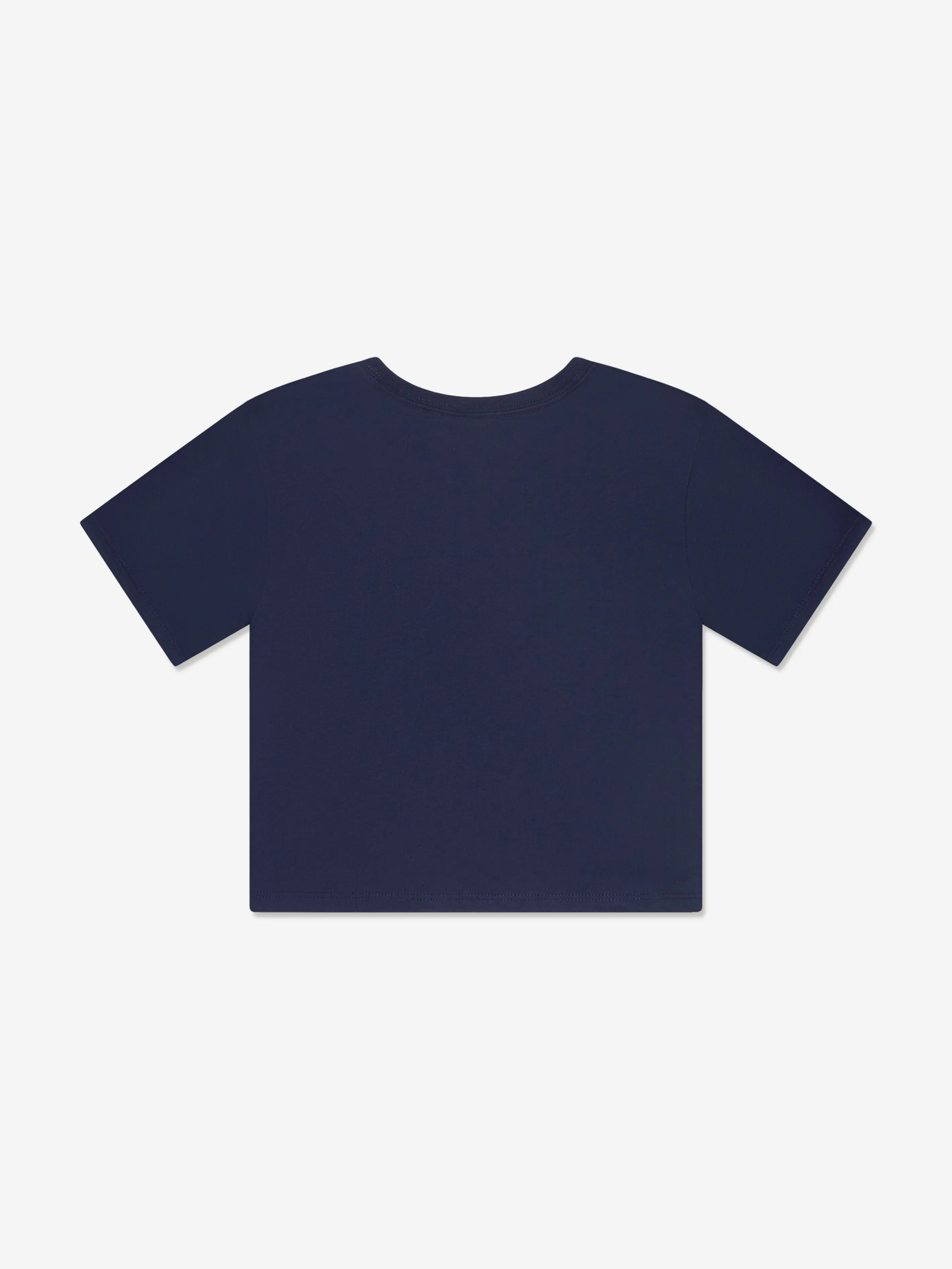 Ralph Lauren Mädchen Varsity Polo T-Shirt in Marineblau